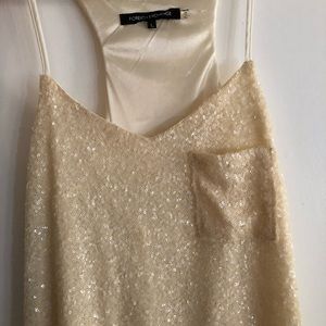 Foreign exchange sequence spaghetti strap!